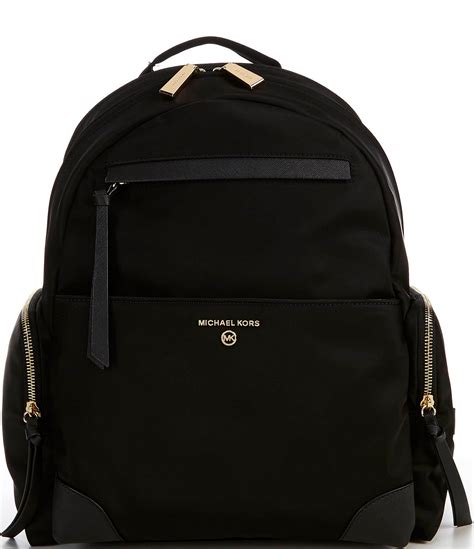 michael kors large backpack|Michael Kors large nylon backpack.